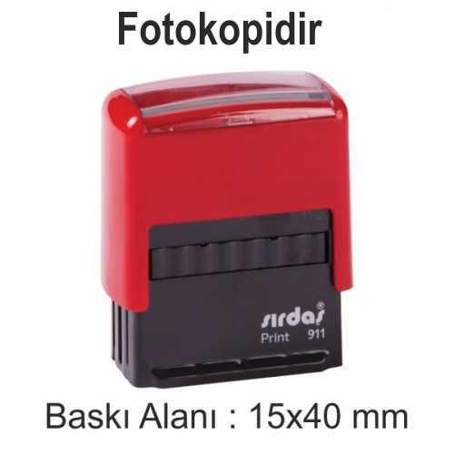 Sırdaş Otomatik Fotokopidir Yazılı Kaşe - 1