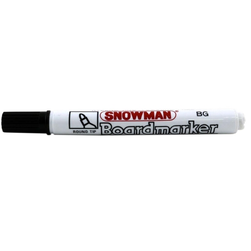 Snowman Boardmarker Siyah Yazı Tahtası Kalemi - 1
