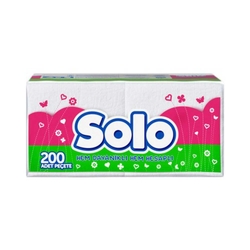 Solo Süper Emici Lüks Peçete (200 Lü Paket) 