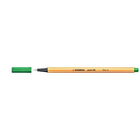 Stabilo Point 88/36 Yeşil İnce Uçlu Keçeli Kalem (0,4 mm) - 1