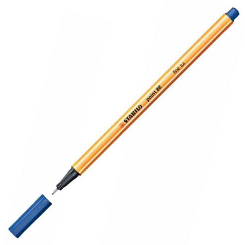 Stabilo Point 88/41 Mavi İnce Uçlu Keçeli Kalem (0,4 mm) - 1
