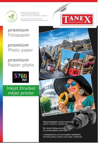 Tanex A4 Fotoğraf Kağıdı 240gr (20 li Paket) - 1