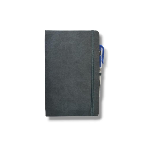 Tarihsiz Ajanda 13x21 Gri Çizgili Defter ivory Kağıt - 1