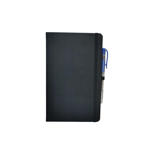 Tarihsiz Ajanda 13x21 Siyah Çizgili Defter ivory Kağıt - 1