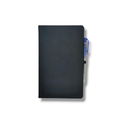 Tarihsiz Ajanda 13x21 Siyah Çizgili Defter ivory Kağıt - 2