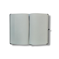 Tarihsiz Ajanda 13x21 Siyah Çizgili Defter ivory Kağıt - 4