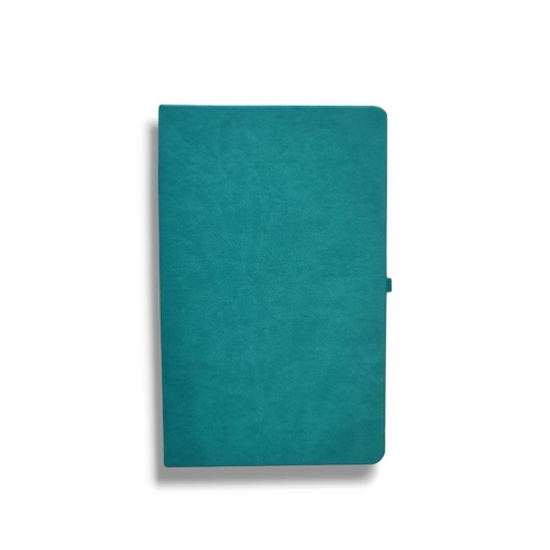 Tarihsiz Ajanda 13x21 Turkuaz Çizgili Defter ivory Kağıt - 3