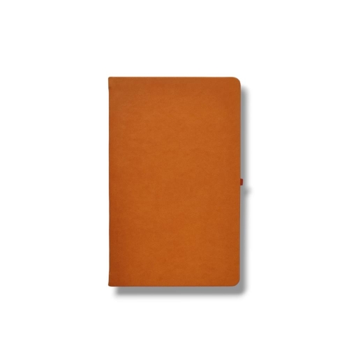 Tarihsiz Ajanda 13x21 Turuncu Çizgili Defter ivory Kağıt - 3