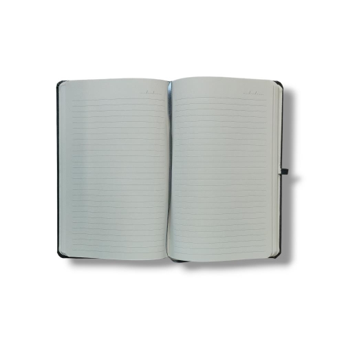 Tarihsiz 13x21 Yeşil Çizgili Defter ivory Kağıt - 4