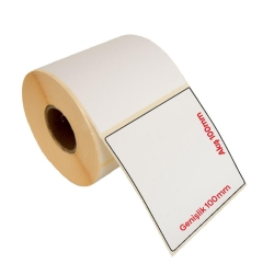 Termal Geniş Barkod Etiketi 100x100mm (500 lü Rulo)