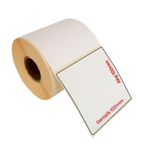 Termal Geniş Barkod Etiketi 100x100mm (500 lü Rulo) - 1