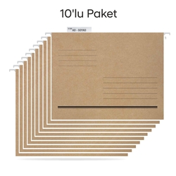 Tuna Askılı Dosya Metal Çubuklu Telli Tek Sayfa ASD2001 10 LU PAKET - Thumbnail