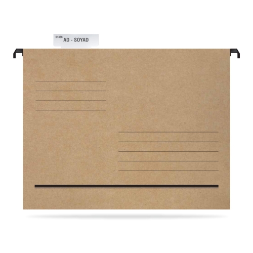 Tunakart ASD2003 Plastik Çubuklu Askılı Telli Dosya 25' li Paket - 2