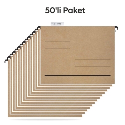 Tunakart ASD2003 Plastik Çubuklu Askılı Telli Dosya 50 li Paket