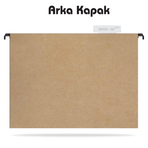 Tunakart ASD2003 Plastik Çubuklu Askılı Telli Dosya 50 li Paket - 4