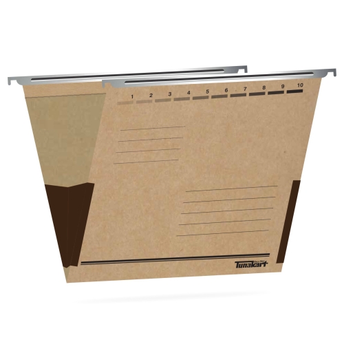 Tunakart ASD2005 Metal Askılı yan bezli körüklü dosya 10 lu Paket - 3