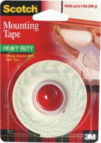 Scotch 110 Çift Taraflı Rulo Köpük Bant (Ağır malz. için) - 1