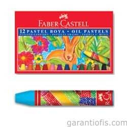 Faber Castell Pastel Boya Karton Kutulu (12 Renk) - Thumbnail