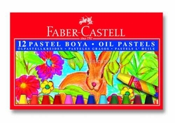 Faber Castell Pastel Boya Karton Kutulu (12 Renk) - Thumbnail