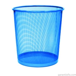 Bigpoint Metalik Mavi Çöp Kovası (8Lt) 