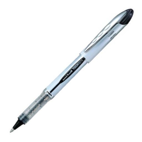 Uni Ball UB-200 Vision Elite Siyah Roller Kalem (0,8mm) - 1