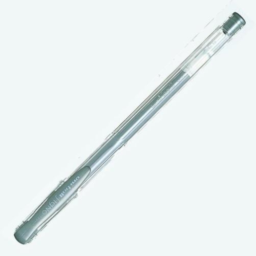 Uni ball UM-100 Signo Jel Gümüş Roller Kalem (0,8mm) - 1