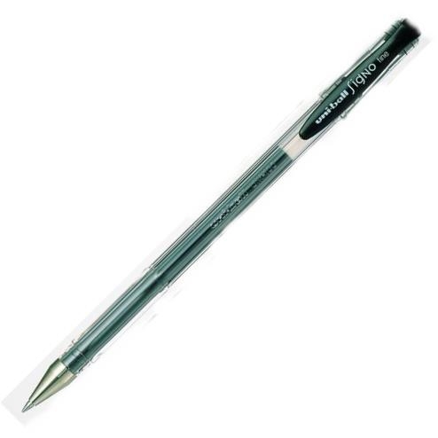 Uni ball UM-100 Signo Jel Siyah Roller Kalem (0,7mm) - 1