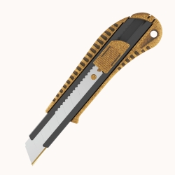 UTTIL Geniş 18 mm Maket Bıçağı %40 ağaç ve %60 PP karışımlı gövde NMUK03-AN