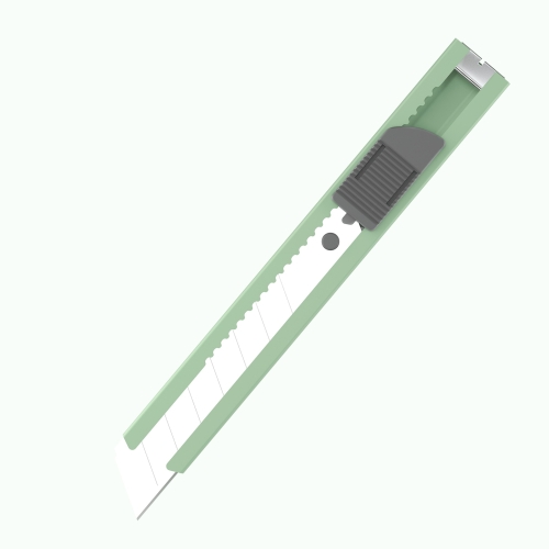 UTTIL Geniş Maket Bıçağı 18 mm Cep Tipi  Kır-At Yeşil PTUK08-SS   - 1