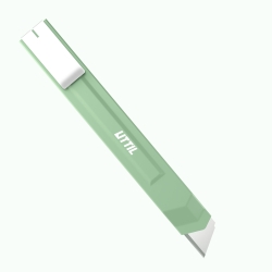UTTIL Geniş Maket Bıçağı 18 mm Cep Tipi  Kır-At Yeşil PTUK08-SS   - 3