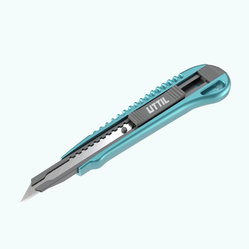 UTTIL NMUK07-30 Dar 9mm 30 Derece Açılı Alüminyum Gövde Maket Bıçağı - 2