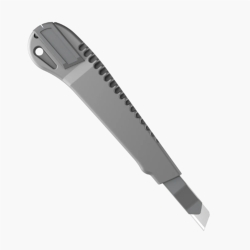 UTTIL NMUK07-NS Dar 9mm Alüminyum Gövde Kırımsız Maket Bıçağı - 2