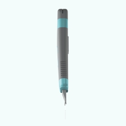 UTTIL NMUK09 18 mm Yumuşak / Kaymaz Tutuşlu Maket Bıçağı Turkuaz - 4