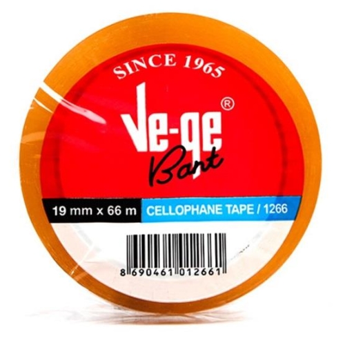 VeGe Selefon Cellulose Bant (19 mm x 66 m) - 1