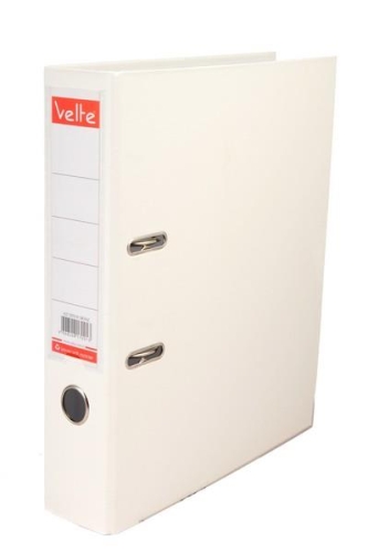 Velte Plastik Beyaz Geniş Büro Klasörü - 1