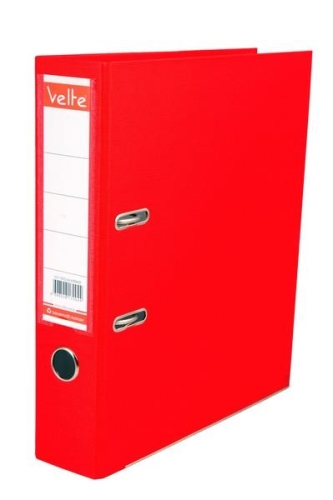 Velte Plastik Kırmızı Geniş Büro Klasörü - 1