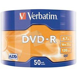 Verbatim DVD-R Wrap Matt Silver 4.7 GB (50 lu Paket) - Thumbnail