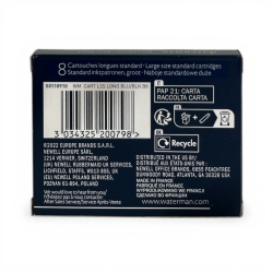 Waterman dolma kalem kartuşu Mürekkebi Mavi - Siyah 40 lı Paket  - 5