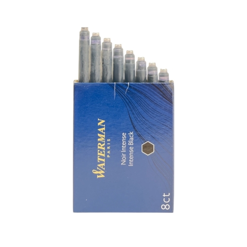 Waterman dolma kalem kartuşu mürekkebi siyah 8’li paket (S0110850) - 1