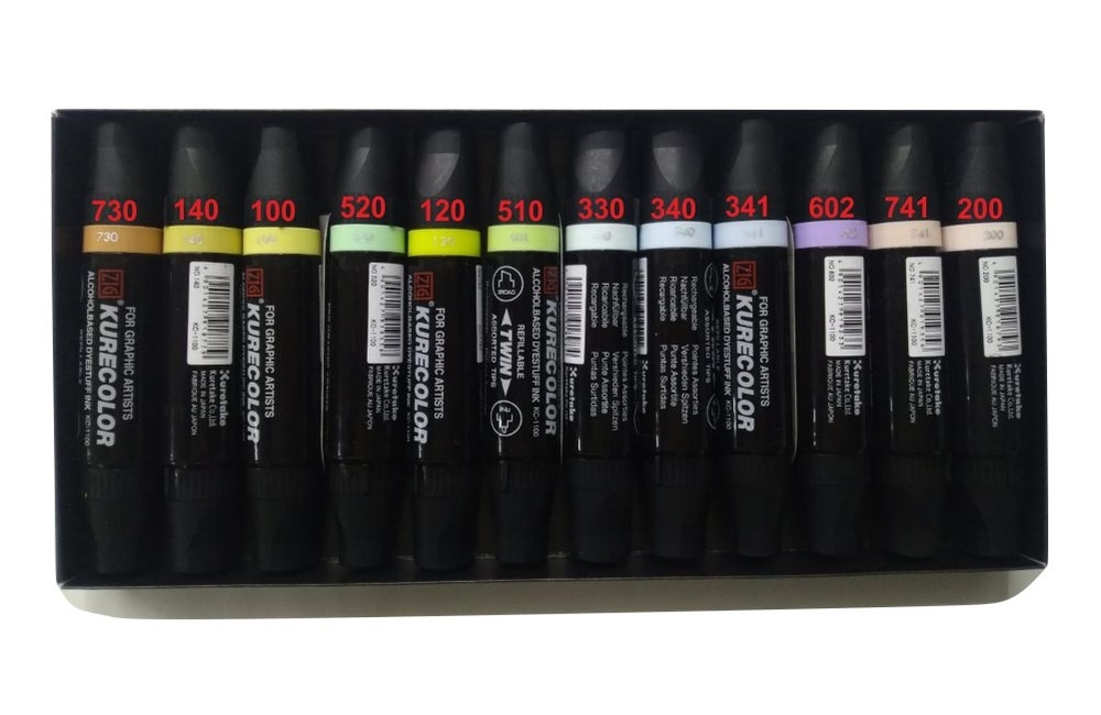 Zig Kurecolor Kc 1100 100 Twin Profesyonel Grafik Kalemi (1 Adet)