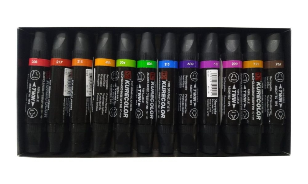 Zig Kurecolor Kc 1100 217 Twin Profesyonel Grafik Kalemi (1 Adet)