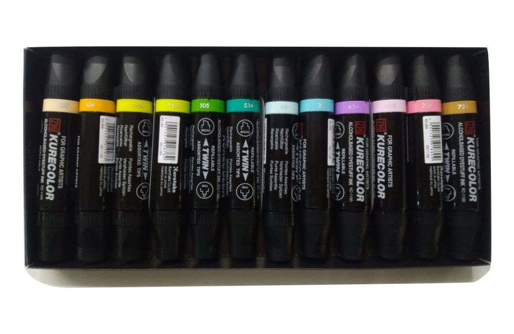Zig Kurecolor Kc 1100 302 Twin Profesyonel Grafik Kalemi (1 Adet)
