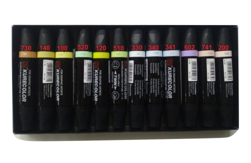 Zig Kurecolor KC 1100 340 Twin Profesyonel Grafik Kalemi (1 adet) - 1