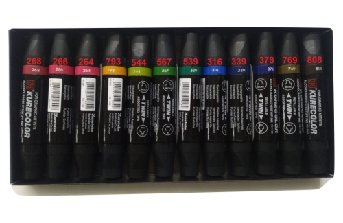 Zig Kurecolor KC 1100 378 Twin Profesyonel Grafik Kalemi (1 adet) - 1