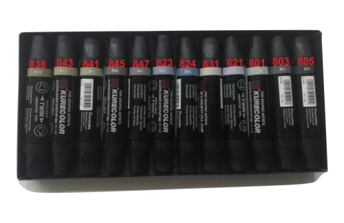 Zig Kurecolor KC 1100 821 Twin Profesyonel Grafik Kalemi (1 adet) - 1