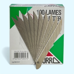 Zorro 1403 6 Kırımlı 9mm 30° Açılı Paslanmaz Dar Maket Bıçağı - 5