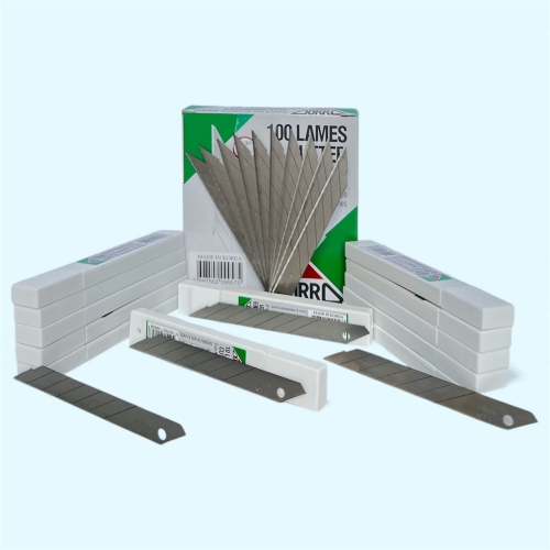 Zorro MB-301-30 6 Kırımlı 9mm 30° Açılı Paslanmaz Dar Maket Bıçağı - 3