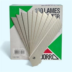 ZORRO 1404 Geniş Maket Bıçağı Yedeği 18mm 14 Kırımlı 100 Adet - 6