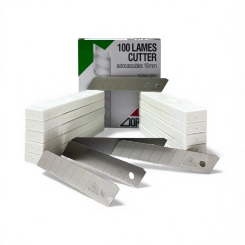 ZORRO 1404 Geniş Maket Bıçağı Yedeği 18mm 7 Kırımlı 100 Adet - 2