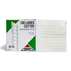 ZORRO 1404 Geniş Maket Bıçağı Yedeği 18mm 7 Kırımlı 50 Adet - 6